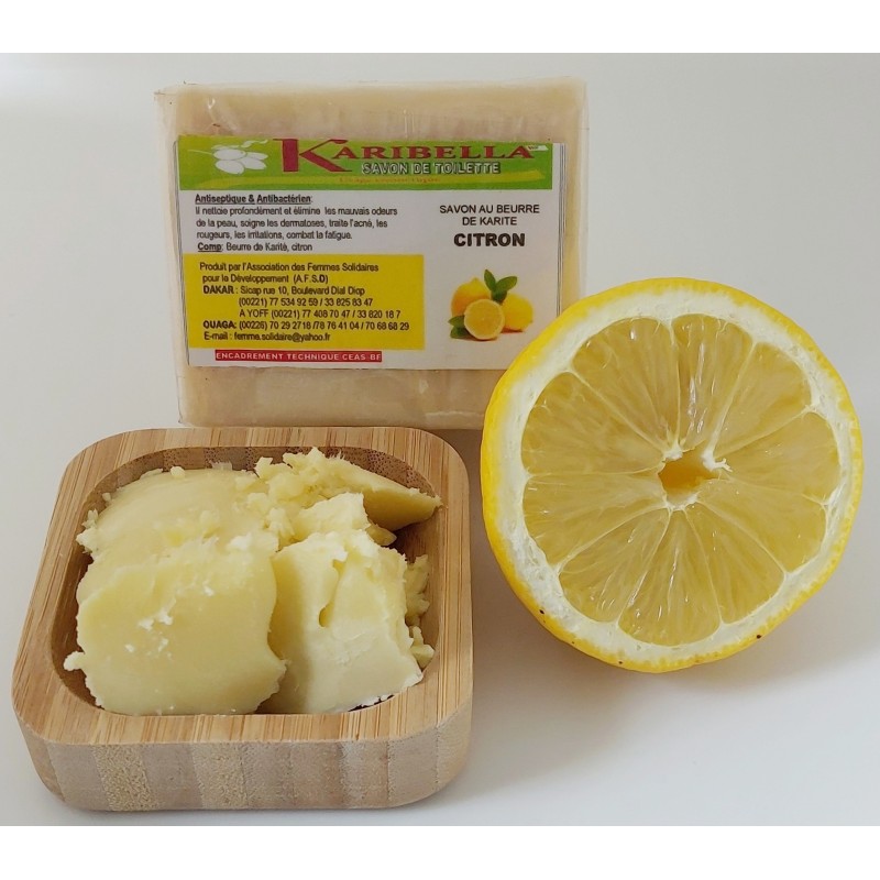 Savon au beurre de karité et citron