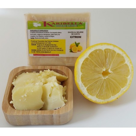 Savon au beurre de karité et citron